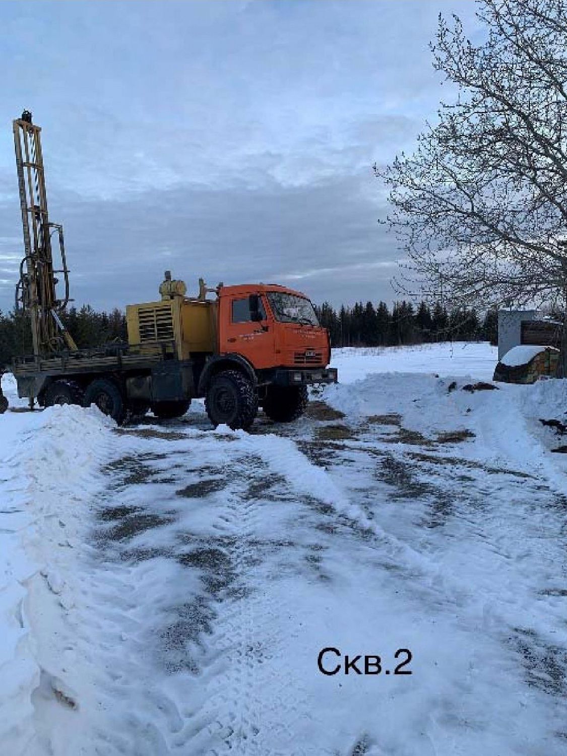 Траншейный стенд на территории СДЮСШОР Аист